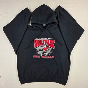 Gildan‎ Heavy Blend 2010 Sweet Peas Wolfpack Hit Squad Hoodie Black 2XL